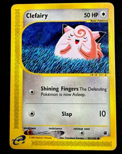 Clefairy Expedition 101/165 MP Non Holo Vintage Pokemon Card - Image 1