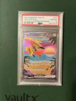 Pokemon TCG Tapu Koko EX 247/182 Paradox Rift Special Illustration Rare PSA 10 - Image 1