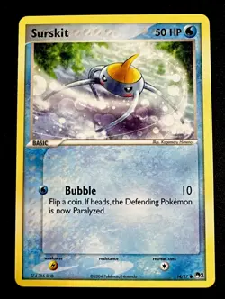 Surskit 14/17 NM POP SERIES 1 Pokemon Card Near Mint - Image 1