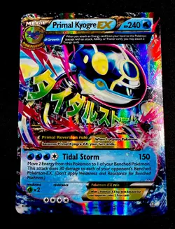 Mega Primal Kyogre EX 55/160 NM Holo Rare Card XY Primal Clash 2016 Pokemon - Image 1