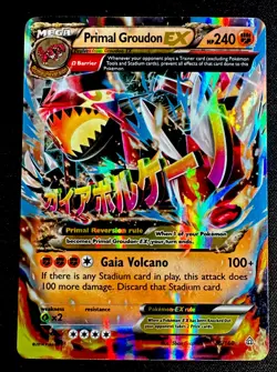 Primal Groudon EX 86/160 NM Mega Holo Rare XY Primal Clash 2014 Pokemon TCG - Image 1