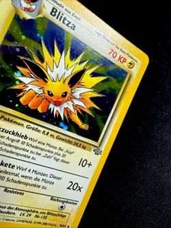Jolteon (Blitza) 4/64 NM Holo 2000 GERMAN Rare Pokemon Card - Image 2