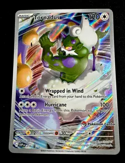 Tornadus #210 NM Pokemon Center Stamped Black Star Promo Pokemon TCG - Image 1