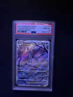 PSA 10 GLACEON VSTAR GG40 CROWN ZENITH GALARIAN GALLERY POKEMON GEM MINT - Image 1