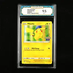 TQG 9.5 MINT+ 2022 Pokemon GO ENG Pikachu F 028/078 Holo(1) - Image 1