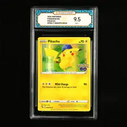 TQG 9.5 MINT+ 2022 Pokemon GO ENG Pikachu F 028/078 Holo(1) - Image 2