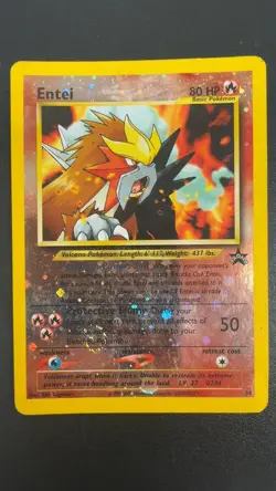 Entei 34 Promo Wizards Black Star Promos Pokemon Heavily Played - Image 2