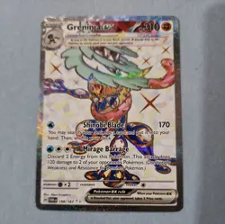 Pokemon TCG Greninja ex - 198/167 Twilight Masquerade NM/M 2024 Full Art - Image 1