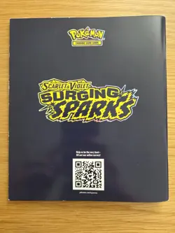 POKEMON TCG SURGING SPARKS ETB PLAYERS GUIDE BOOKLET - Image 2