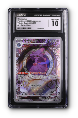 POKEMON Mismagius 083/073 Sv1a: Triplet Beat Holo (Japanese) - CGC 10 - Image 1