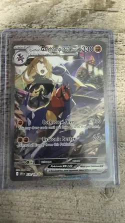 Pokemon TCG Cynthia's Garchomp SIR EX 232/182 Destined Rivals - Image 1