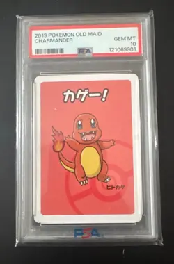 2019 POKEMON OLD MAID CHARMANDER PSA 10 - Image 2