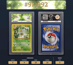 Pokemon TCG - WOTC 1999 Base Set Beedrill 017/102 Graded Ace 9 Mint - Image 1