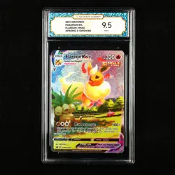 TQG 9.5 MINT+ 2021 Pokemon ENG Flareon VMAX E SWSH180 Promo - Image 1