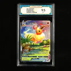 TQG 9.5 MINT+ 2021 Pokemon ENG Flareon VMAX E SWSH180 Promo - Image 2