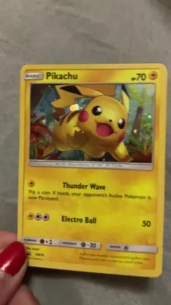 💰FLAWLESS!! Pikachu - SM76 - Pokemon Sun & Moon Promo - Holo Foil - Image 2