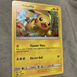 💰FLAWLESS!! Pikachu - SM76 - Pokemon Sun & Moon Promo - Holo Foil - Image 4