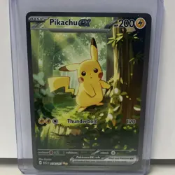 Pokemon Pikachu EX Holo 276/217 ASC Set 200 HP SIR - Image 1