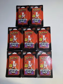 Pokemon TCG Mystery Pack Booster Chase Vintage Mewtwo MJ Holding 2025 (Lot Of 8) - Image 4