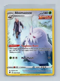 Abomasnow TG01/TG30 Holo Astral Radiance Trainer Gallery Pokemon LP - Image 1