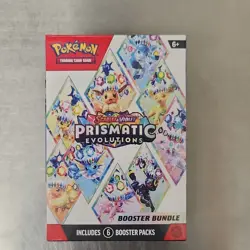 Pokemon TCG Prismatic Evolutions Booster Bundle Box 6 Packs Eevee Umbreon Espeon - Image 1