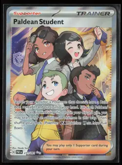 Paldean Student 231/091 Ultra Rare Trainer SV: Paldean Fates Pokemon NM - Image 1
