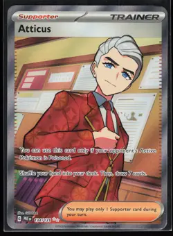 Atticus 134/131 Ultra Rare SV: Prismatic Evolutions Pokemon TCG NM - Image 1