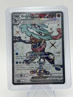 Pokemon TCG Greninja ex Scarlet & Violet-Twilight Masquerade 198/167 Holo Ultra - Image 1