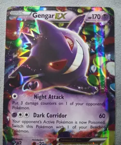 Gengar EX 2014 XY Phantom Forces 34/119 Ultra Rare (LP) Pokemon TCG - Image 3