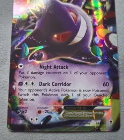 Gengar EX 2014 XY Phantom Forces 34/119 Ultra Rare (LP) Pokemon TCG - Image 5