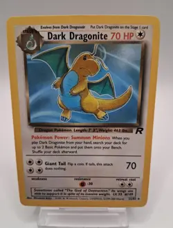 Dark Dragonite 22/82 Team Rocket Regular LP Vintage Pokemon TCG - Image 2