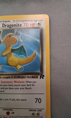 Dark Dragonite 22/82 Team Rocket Regular LP Vintage Pokemon TCG - Image 4