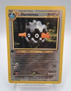 Forretress 21/75 Neo Discovery Regular LP+ Vintage Pokemon TCG - Image 2
