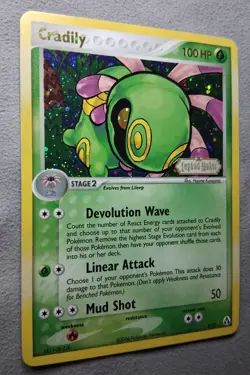 Cradily #3/92 Legend Maker Reverse Holo Stamped Pokemon TCG 2006 LP+ - Image 2