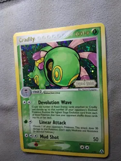 Cradily #3/92 Legend Maker Reverse Holo Stamped Pokemon TCG 2006 LP+ - Image 4