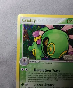 Cradily #3/92 Legend Maker Reverse Holo Stamped Pokemon TCG 2006 LP+ - Image 5