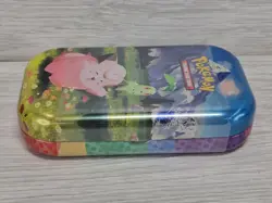 Pokemon TCG Ascended Heroes Mini Tin BRAND NEW SEALED Clefairy Chikorita Artwork - Image 4