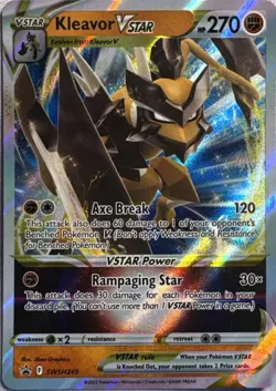 Kleavor VSTAR SWSH249 Holo Promo Sword & Shield Promo Pokemon Near Mint - Image 1