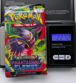 Phantasmal Flames Booster Pack - Heavy 22.72g - Sealed - Pokemon Mega Evolution - Image 1