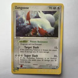 Zangoose 14/100 Holo Rare From EX Sandstorm Pokemon TCG LP - Image 1