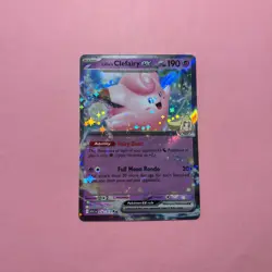 Lillie's Clefairy ex 076/217 NM Holo Double Rare Ascended Heroe Pokemon Card TCG - Image 1