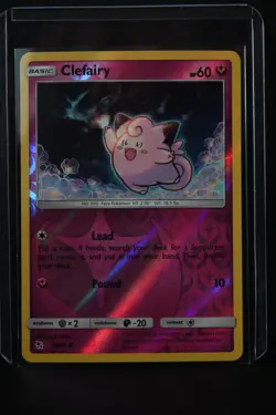 Clefairy 38/68 Hidden Fates 2019 Reverse Holo Foil Rare Pokemon TCG Card - NM - Image 3