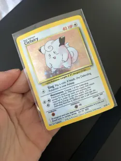 Pokemon TCG Clefairy Holo Rare Card Base Set, 5/102 - Image 1