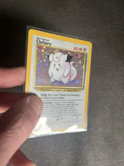 Pokemon TCG Clefairy Holo Rare Card Base Set, 5/102, Unlimited - Image 3