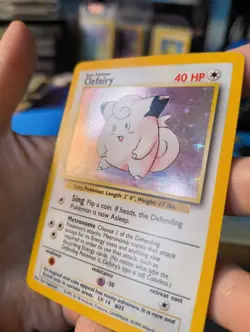 Pokemon TCG Clefairy Holo Rare Card Base Set, 5/102, Unlimited - Image 2