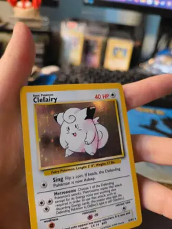 Pokemon TCG Clefairy Holo Rare Card Base Set, 5/102, Unlimited - Image 3