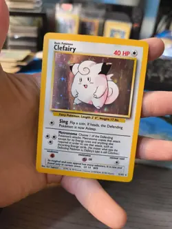 Pokemon TCG Clefairy Holo Rare Card Base Set, 5/102, Unlimited - Image 4