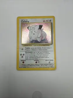 Pokemon Card TCG Clefairy Base Set 5/102 Holo Unlimited Rare - Image 1