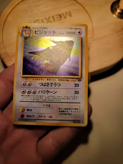 Pidgeot Pokemon Card Holo Jungle Japanese Vintage Card Rare No.018 - Image 3