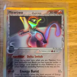 Mewtwo EX Delta Species 12/113 - Holo Pokemon Card - Image 2